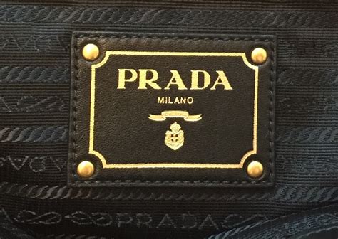 prada metal label|prada authentic bags.